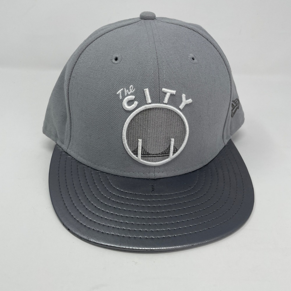 New Era 59FIFTY Golden State Warriors The City Fitted Cap Gray Size 7 1/2‎ NBA
